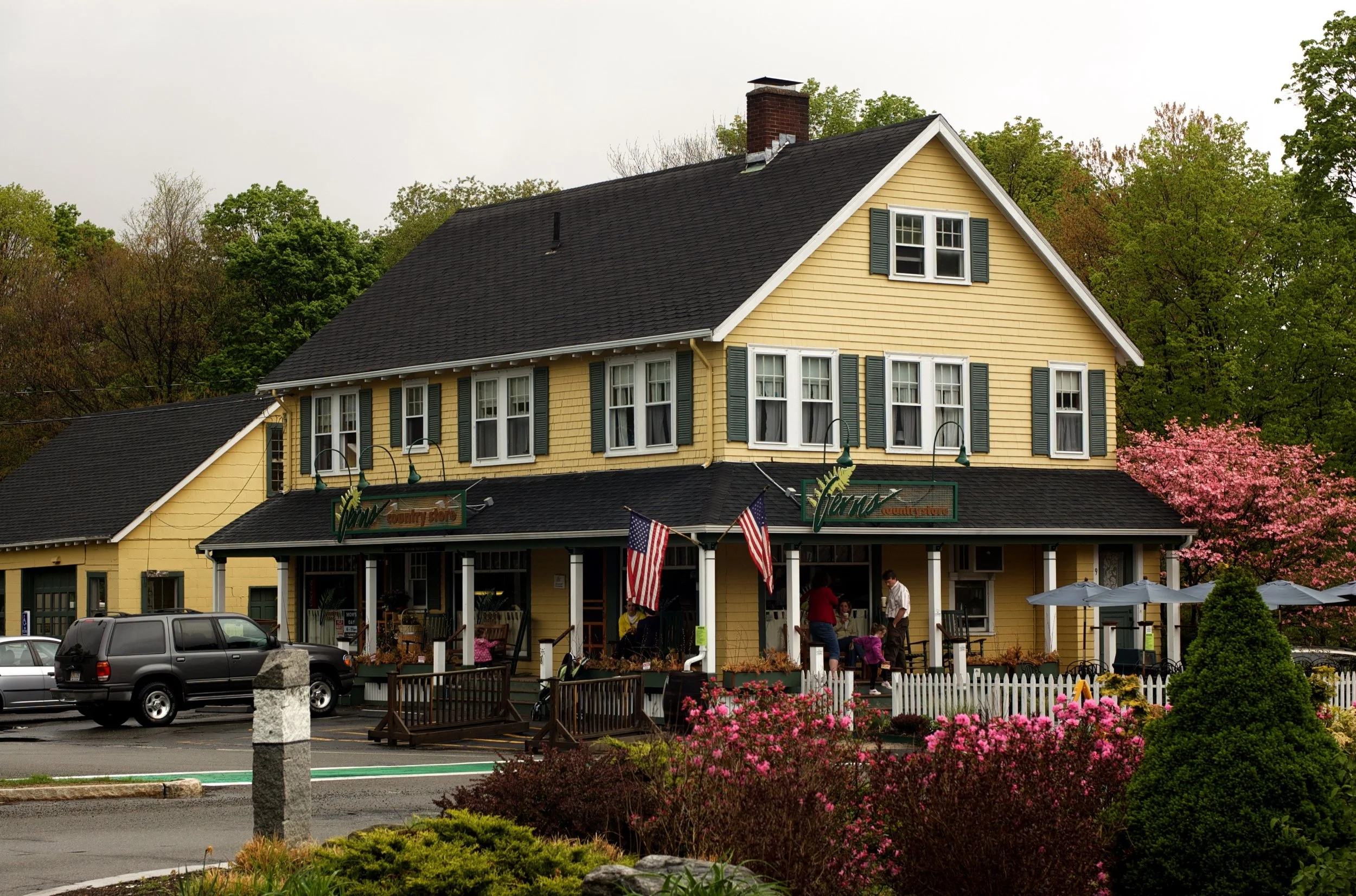 The yellow Ferns Country Store building in Carlisle